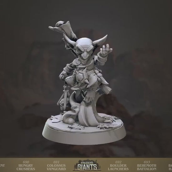 Goblin War Chief Kragger | CastnPlay | Compatible with D&D/AoS | Fantasy