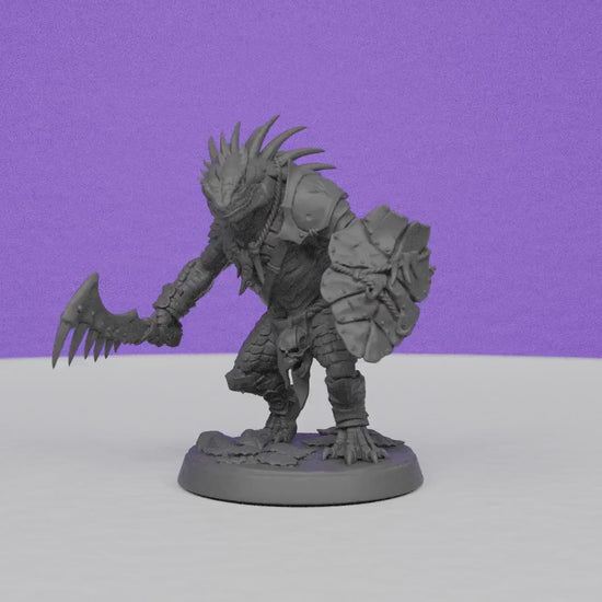 Lizardman of Falgor | Artisan Guild Miniatures | Compatible with D&D/AoS | Fantasy | Tabletop RPG