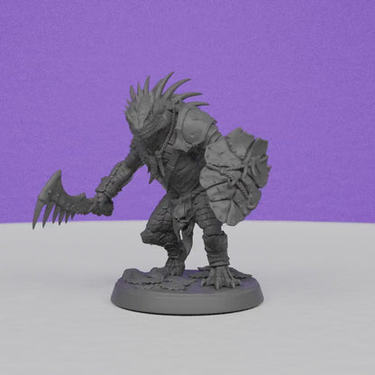Lizardman of Falgor | Artisan Guild Miniatures | Compatible with D&D/AoS | Fantasy | Tabletop RPG
