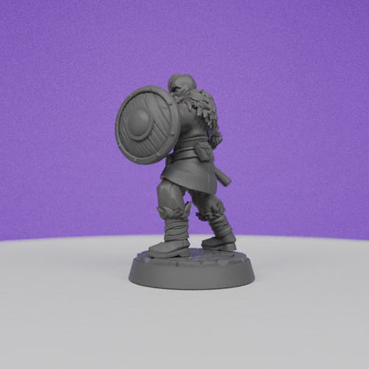 Northwind Vikings Axe and Shield | CastnPlay | Compatible with D&D/AoS | Fantasy | Tabletop RPG