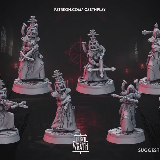 Vile Nun Demon | CastnPlay | Compatible with D&D/AoS | Fantasy | Tabletop RPG