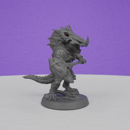 Lizardman of Falgor | Artisan Guild Miniatures | Compatible with D&D/AoS | Fantasy | Tabletop RPG