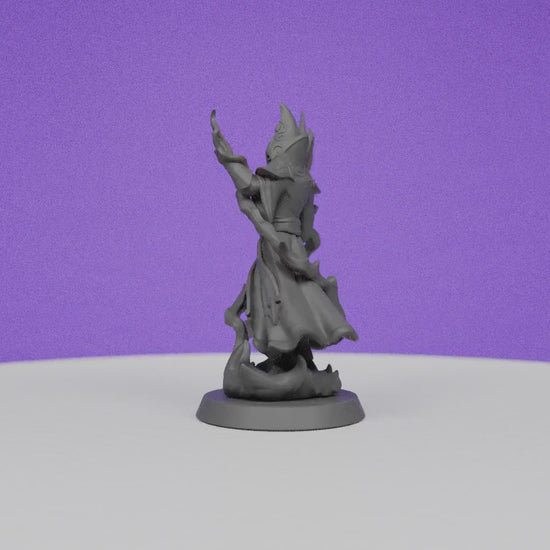 Elf Wizard | Galaad Miniatures | Compatible with D&D/AoS | Fantasy | Tabletop RPG