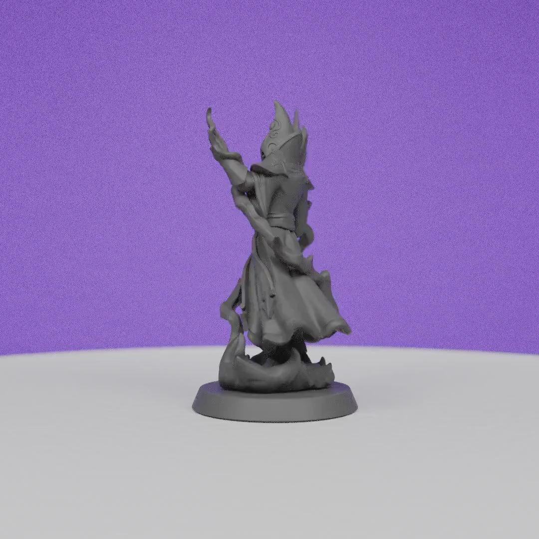 Elf Wizard | Galaad Miniatures | Compatible with D&D/AoS | Fantasy | Tabletop RPG