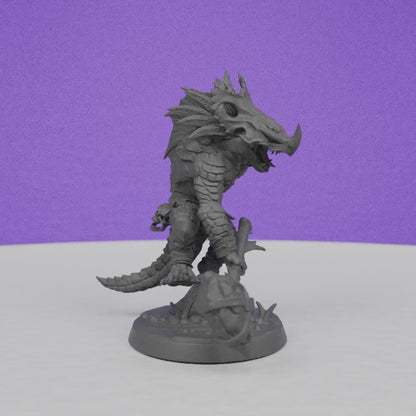 Lizardman of Falgor | Artisan Guild Miniatures | Compatible with D&D/AoS | Fantasy | Tabletop RPG