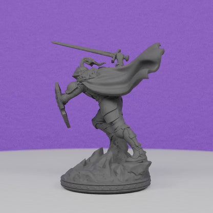 Knight Sir Galahad | Primal Collectibles | Compatible with D&D/AoS | Fantasy